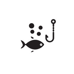 Fish Fishing Hook Icon