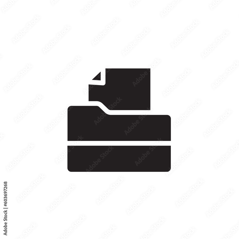 Poster folder file data icon