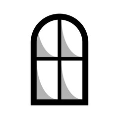 Window icon vector on trendy design