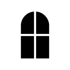 Window icon vector on trendy design