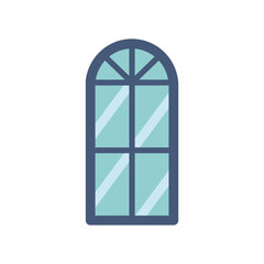 Window icon vector on trendy design
