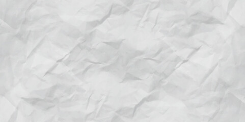 White creased crumpled paper sheet texture can be use as background .Ragged White Paper, white waxed packing paper texture.