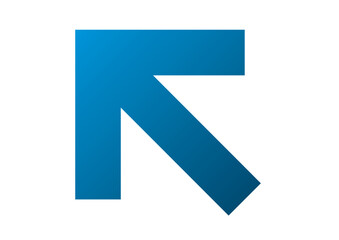 シンプルな矢印ののベクターイラスト