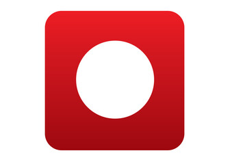 シンプルな動画アイコンのベクターイラスト