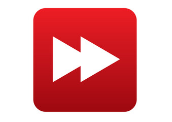 シンプルな動画アイコンのベクターイラスト