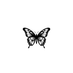 Nature Butterfly Vector Logo Fitness Sports Icon Tattoo SVG