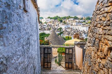 Alberobello, Italy with Trullo Houses