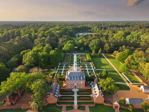 The Governor's Palace in Williamsburg, Virginia, USA.