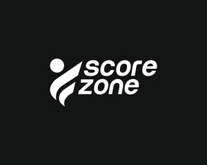 Minimalist modern and abstract monogram based sports logo design for Gym and Sports coaching, Gym business, Swimming industry.