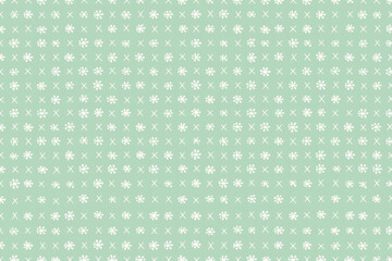 cute tiny white on pastel green background