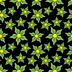 Foto op Plexiglas anti-reflex Seamless pattern with leaf vector Illustration © Deni