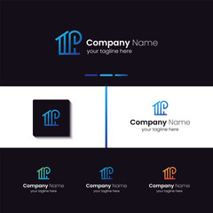 P real estate logo, custom, creative, business, professional, typography, object, modern, minimal, symbol, vector