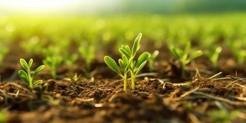 environment , agriculture plant with Generative AI