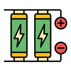 Power Pack Line Color Icon
