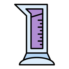 Cylinder Line Color Icon
