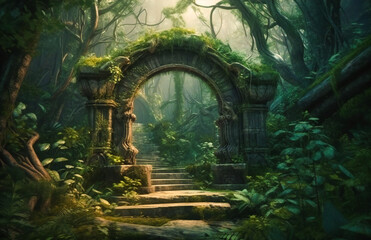 enchanting forest gate in snl