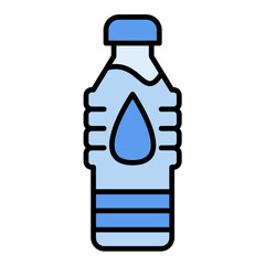 Water Line Color Icon