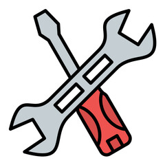 Repair Line Color Icon