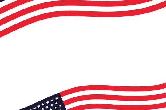 4th of July Background with text space. USA Independence Day Background with United States flag.