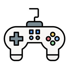 Gamepad Line Color Icon