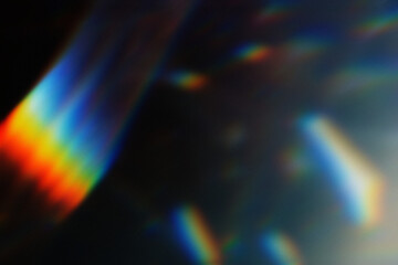 Prism Iridescent Light Leak Background