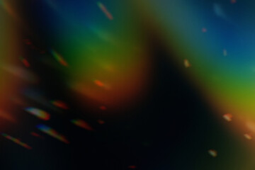 Prism Iridescent Light Leak Background