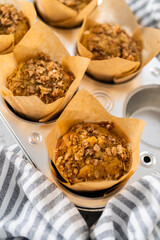 Banana oatmeal muffins