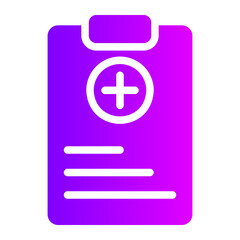clipboard gradient icon