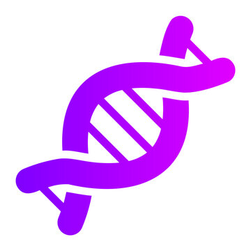 dna structure gradient icon