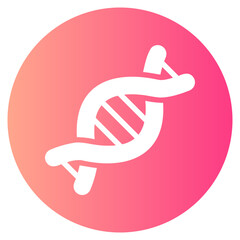 dna structure gradient icon