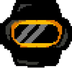 Fototapeta premium pulse watch tracker game pixel art retro vector. bit pulse watch tracker. old vintage illustration