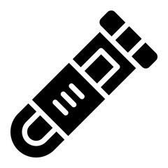 medical test glyph icon