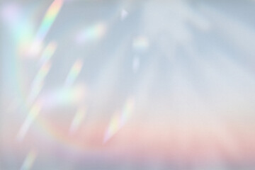 Prism Iridescent Light Leak Background