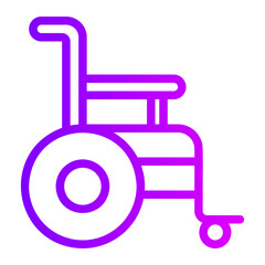 wheelchair gradient icon