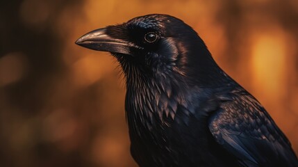 crow on the ground