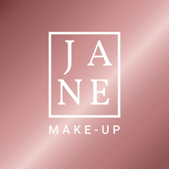 Makeup Artist logo template. A clean, modern, and high-quality design logo vector design. Editable and customize template logo