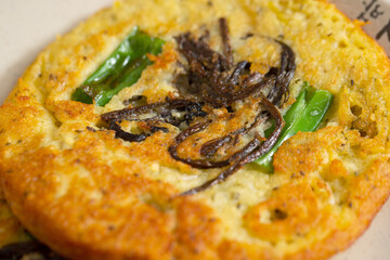 Mung Bean Pancake ,Korean food	