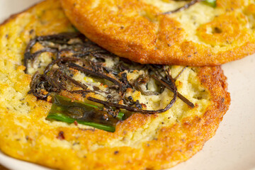 Mung Bean Pancake ,Korean food	