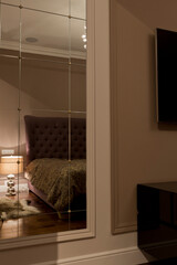 photo of the interior of a modern bedroom