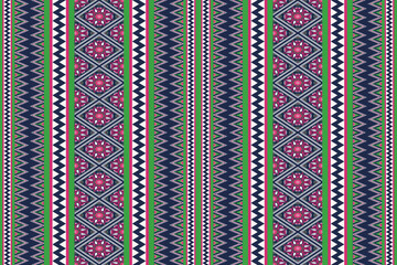 Ethnic oriental traditional Asian border with tribal design elements seamless pattern. designed for background, wallpaper, clothing, wrapping, fabric, Batik, decorating, embroidery style