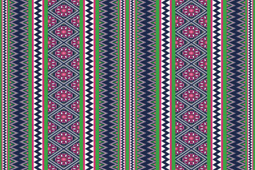 Ethnic oriental traditional Asian border with tribal elements seamless pattern. designed for background, wallpaper, clothing, wrapping, fabric, Batik, decorating, embroidery style, vector illustration
