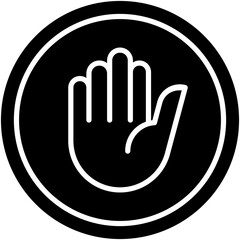 Obraz premium Street Caution Icon. Traffic Warning Attention Symbol Stock Illustration. Vector Solid Icons For UI Web Design And Presentation