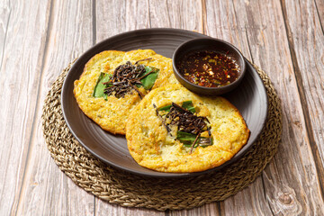 Mung Bean Pancake ,Korean food 