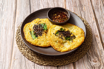 Mung Bean Pancake ,Korean food 