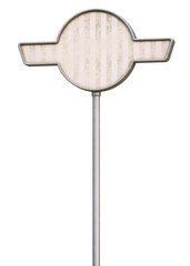 Retro Sign or Light Board 3D Images PNG