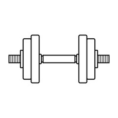 Barbell Icon For Logo And More