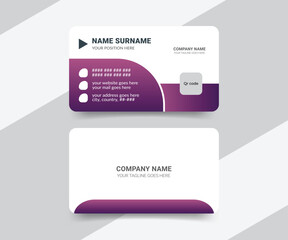 Modern and creative medical professional business card design
