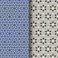 Islamic Ornamental Geometric Circular pattern Vector Design