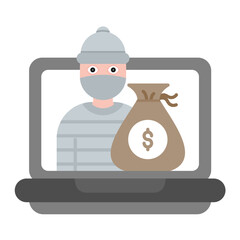 Online Robbery Icon