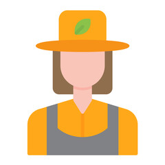 Female Farmer Icon